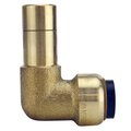 Tectite By Apollo 1/2 in. Brass Push-To-Connect Street 90-Degree Elbow FSBE12STR